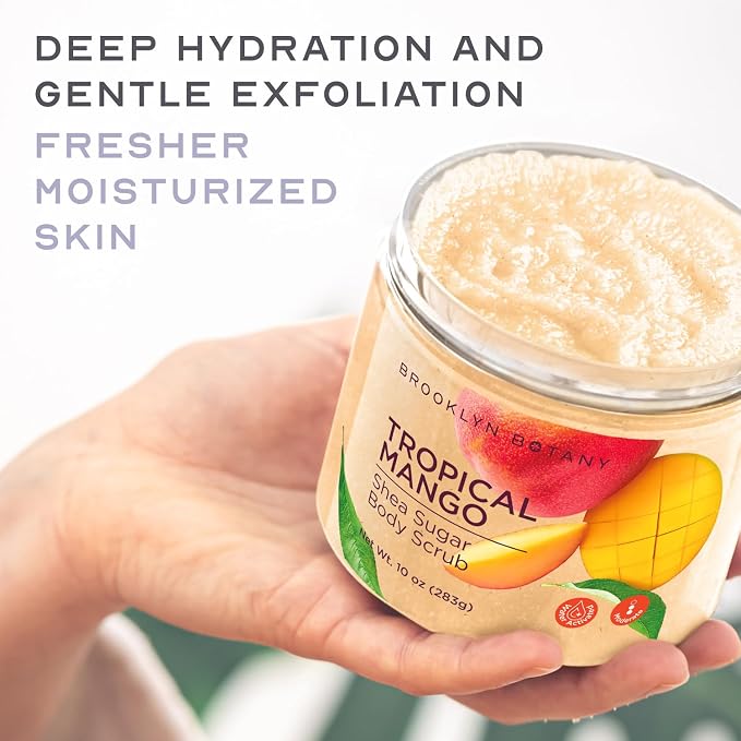 Brooklyn Botany Tropical Mango Shea Sugar Scrub - Image 4