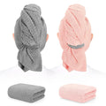 BEoffer 2 Pack Microfiber Hair Towel by BEofferDirect