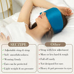 SECZIPE 100% Mulberry Silk Sleep Mask Eye Mask - Image 7