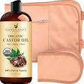 Handcraft Blends Castor Oil Pack Wrap | Organic Castor Oil 16 oz | Reusable by HandcraftBlends
