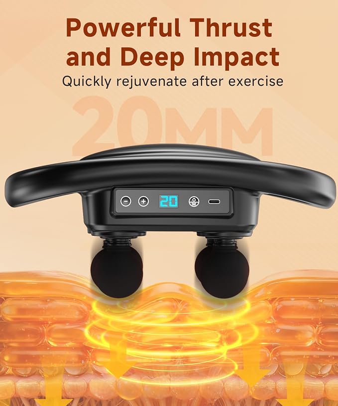 AERLANG Massage Gun Deep Tissue Muscle Massager, Back Massager - Image 2