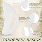 BBTO 2 Pcs Body Gua Sha Tool Large Resin Scraping Tools - Image 3