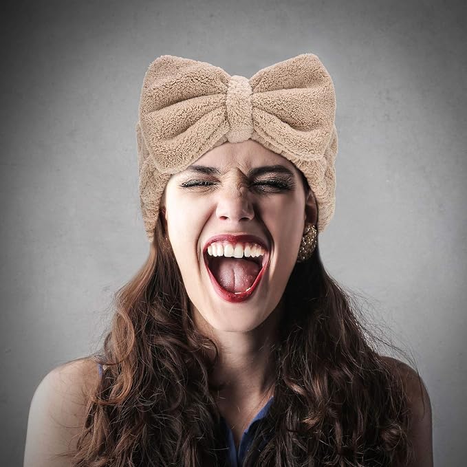 3 Pieces Towel Headbands for Women Makeup Headband for Washing Face Makeup Spa - Image 6