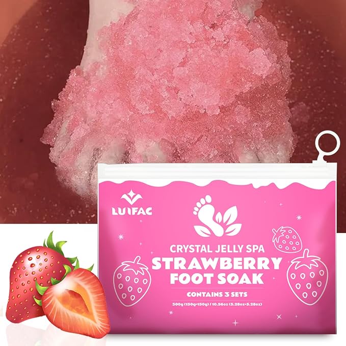 Foot Soak, Jelly Spa Pedicure Spa, Bubble Foot Bath Spa, Salon Pedi, Relaxation - Image 5