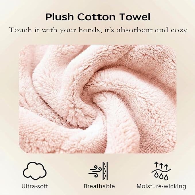 2-Pack Women's Microfiber Hair Towel Wrap: 50% Faster Drying, Ultra - Image 7