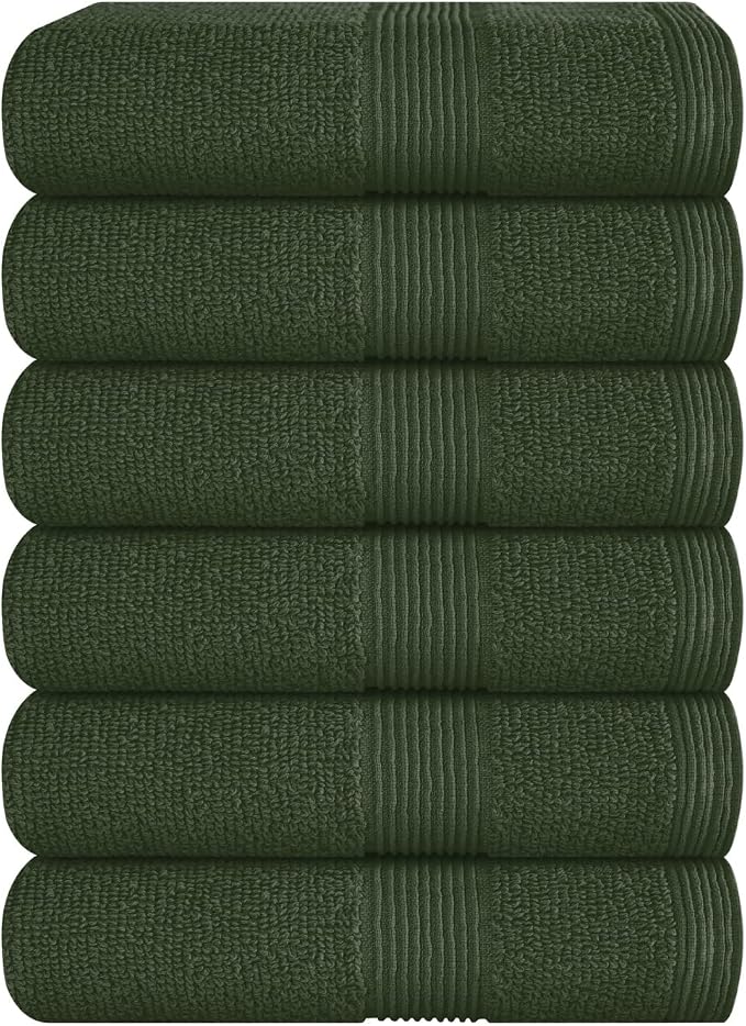 Belizzi Home Ultra Soft 6-Piece Hand Towel Set 16x28-100% Ringspun Cotton by Unknown