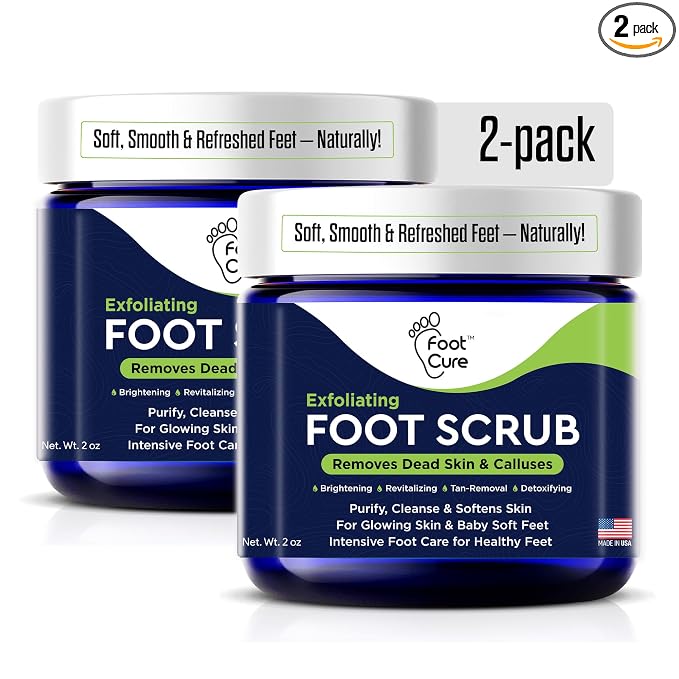 Exfoliating Foot Scrub with Pumice Stone powder by FOOTCURE