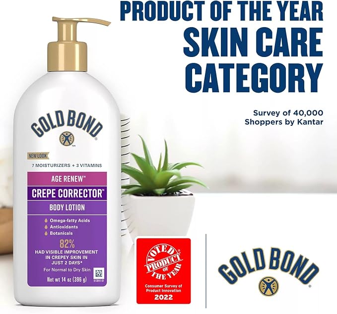Gold Bond Age Renew Crepe Corrector Body Lotion, Replenishing & Smoothing - Image 3