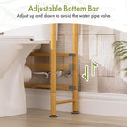 AmazerBath Over The Toilet Storage Bamboo, Bathroom Storage Organizer Shelf - Image 7