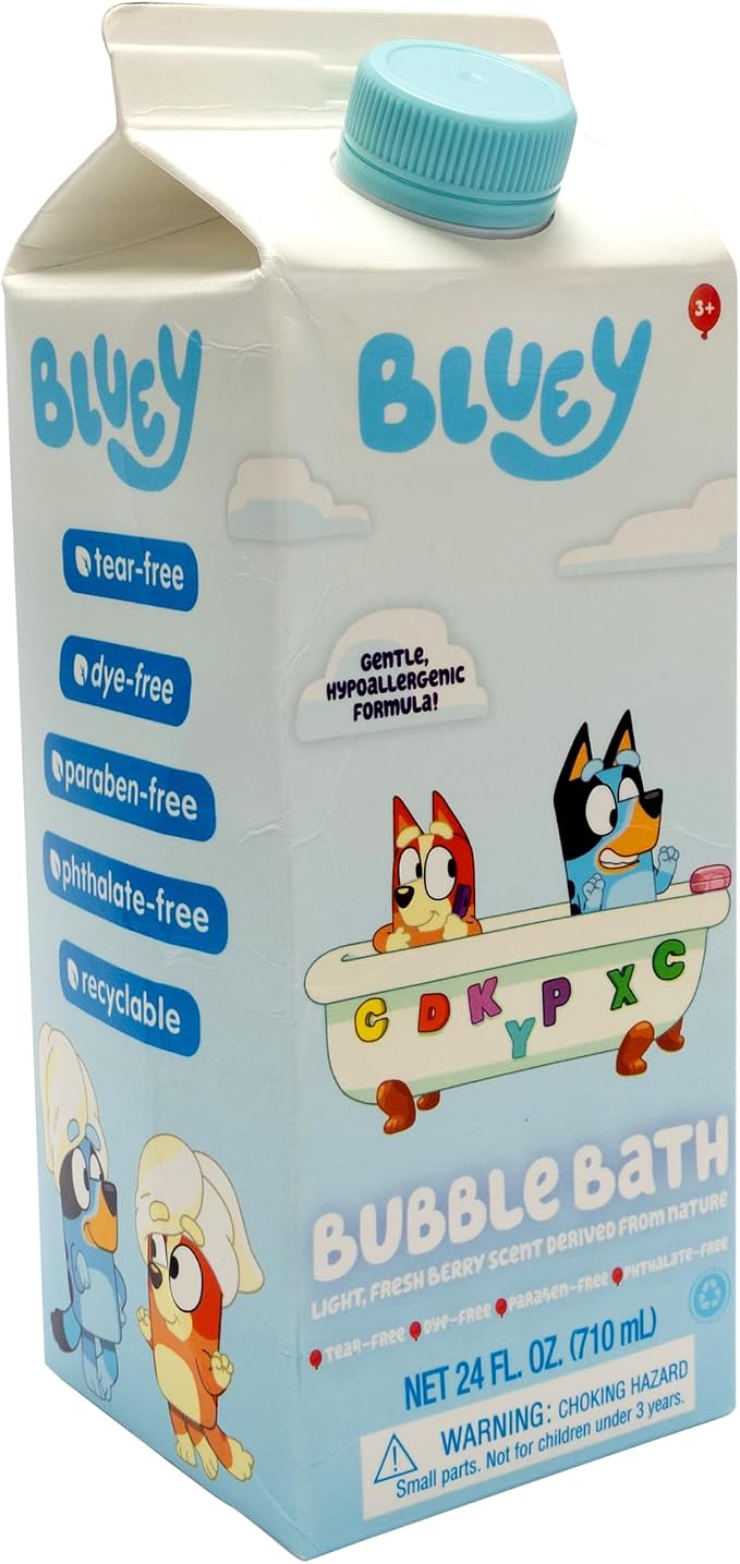 Bluey Bubble Bath for Toddlers and Kids 3+, Fresh Berry Scent, Tear Free | Dye - Image 3