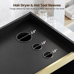 Salon Storage Cabinet Barber Station, Freestanding Hair Styling Station - Image 5