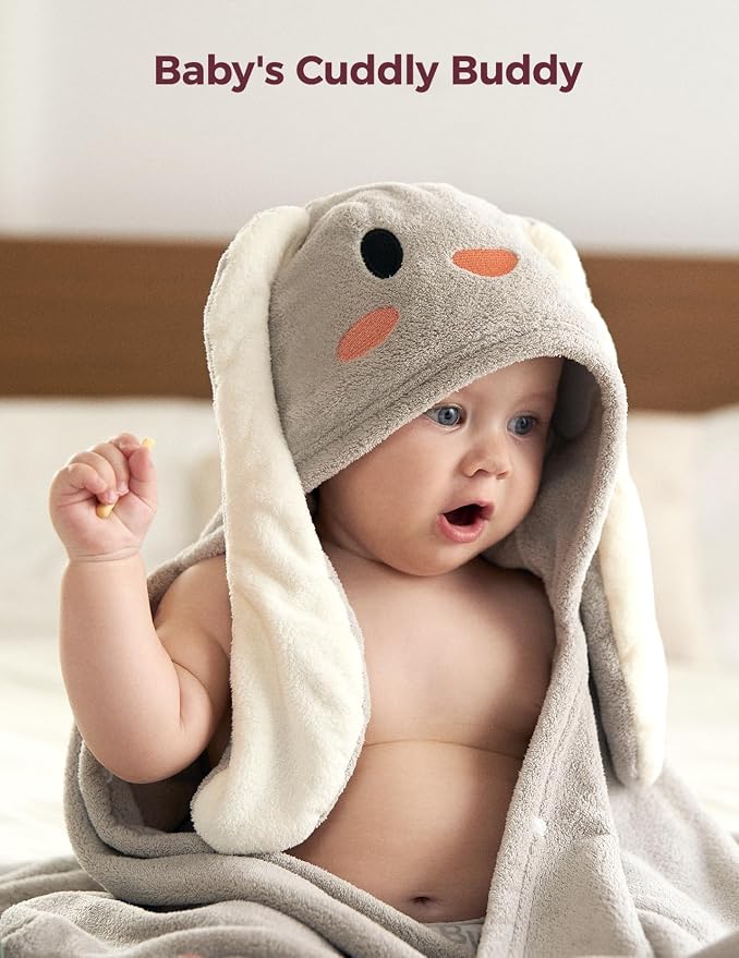 Momcozy Baby Bath Towels with Visualize Health Label - Image 6