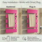 Electric Towel Warmer, Heated Towel Rack - Image 5