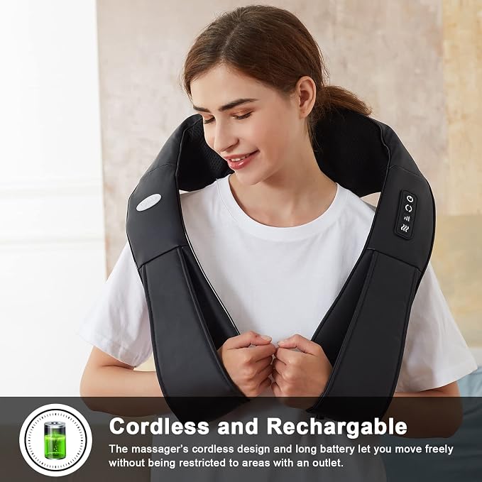 cotsoco Cordless Shiatsu Neck and Shoulder Massager - Image 2