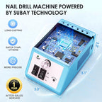 Subay 30000RPM Nail Drill Professional Electric File Acrylic Nails Kit - Image 4