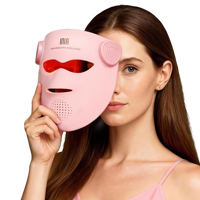 INIA Glow 4D Wireless Red Light Therapy Mask by INIA