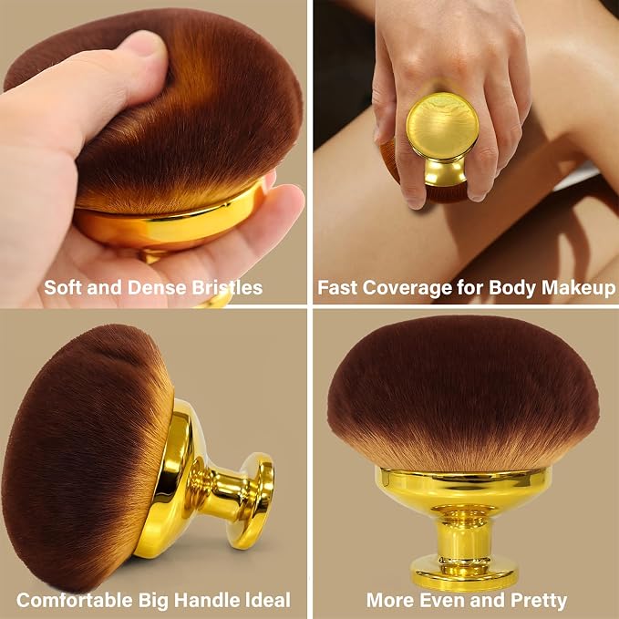 Extra Large Body Makeup Brush For Self Tanner, Leg Makeup &Bronzer Blend - Image 5