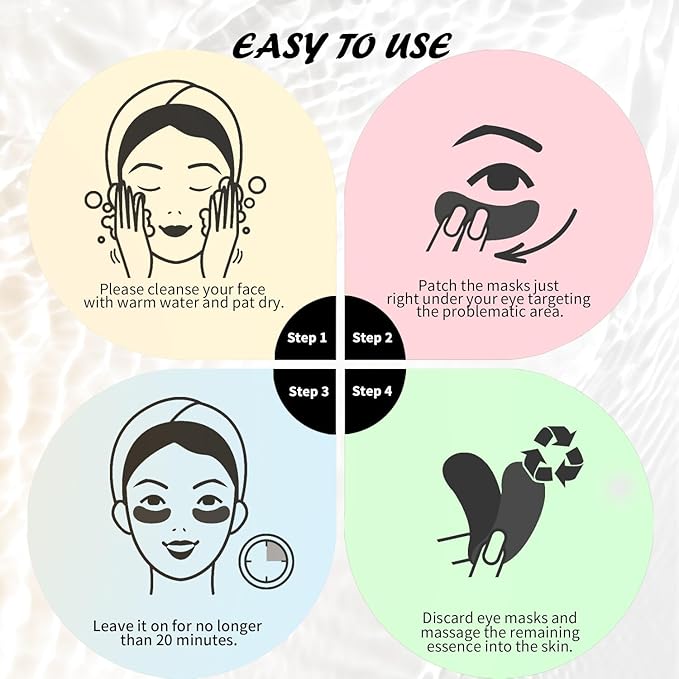 Maskiss Under Eye Patches, Hyaluronic Acid Eye Masks - Image 6