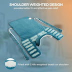 Comfytemp Heating Pad for Back, Neck Shoulder Weighted Design for Snug Fit - Image 5