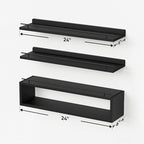 WOPITUES Floating Shelves for Wall 24 inch - Image 3