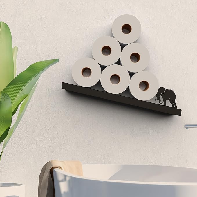 Artori Floating Toilet Paper Shelf Storage - Image 7