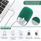 Facial Cleansing Brush, 3-in-1 Electric Silicone Face Scrubber, Vibrating - Image 7