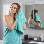 SmoothNovelty 16 Pack Microfiber Bath Towels Bulk 27'' x 60'' Oversized Size - Image 5