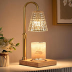 Hong-in Crystal Adjustable Height Candle Warmer Lamp by Hong-in