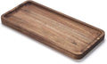 Bathroom Vanity Tray, Acacia Wood Counter Tray, Toilet Tank Tray, Appetizer by YANGQIHOME