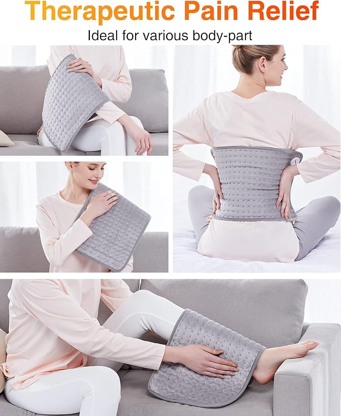 WOOMER Extra Large Heating Pad, Electric Heating Pad - Image 5