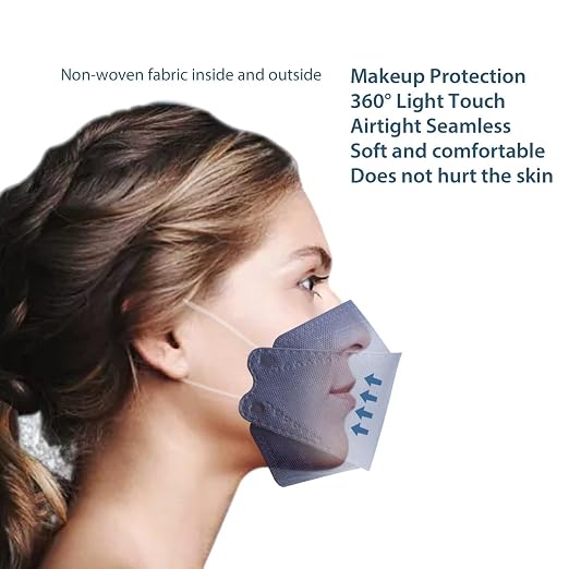 Borje KN95 Face Masks for Adults 50 Pack, 5-Ply Purple Disposable Face Mask - Image 5