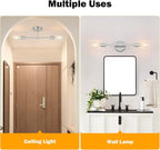 FadimiKoo 2-Light Brushed Nickel Vanity Lights - Image 3