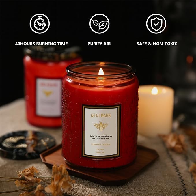 Candles Set - 6PC Scented Candles, Soy Candle, Aromatherapy Candle, Soy Wax - Image 5
