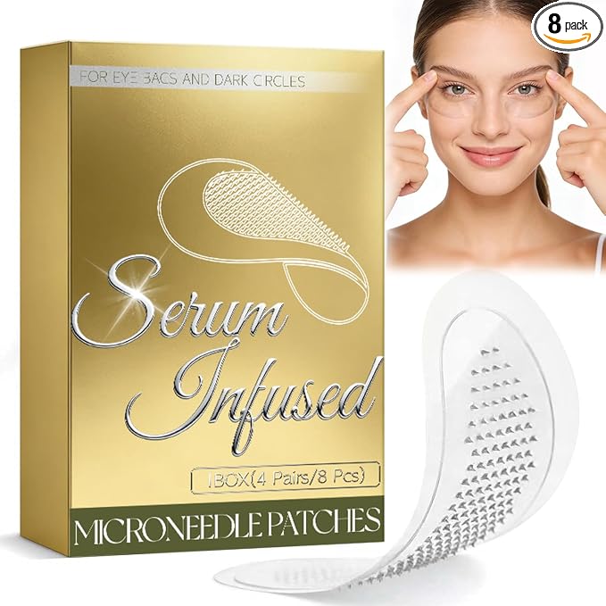 8 Count PDRN Micro Eye Patches, Dark Circle, Under Eye Patches by bvanarn