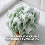 4 Pack Large Bath Puff Loofah Sponge - Image 6