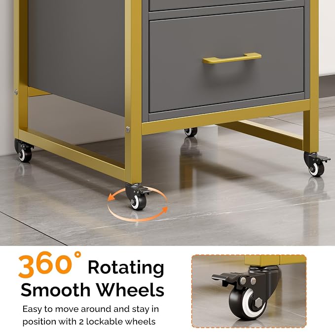 OmySalon Salon Trolley Cart, Hair Styling Station - Image 7