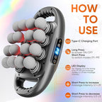 16 Head Massage Gun Deep Tissue, Quiet Back Massager - Image 4