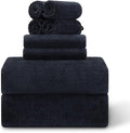 8 Pack Towel Set Gray Oversized Bath Sheet Sets by FeyocnUS