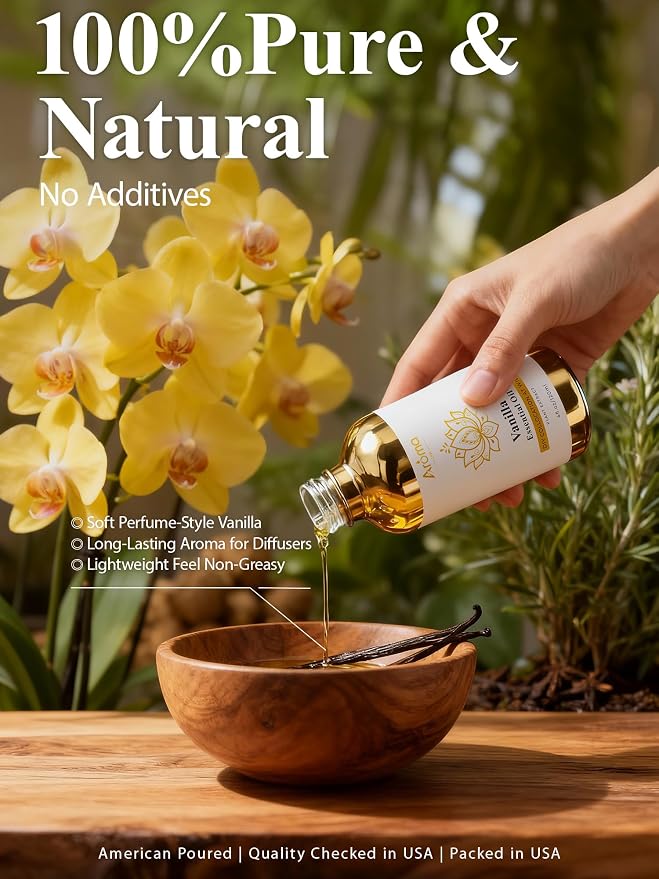 100% Pure Vanilla Essential Oil, 4 Fl Oz, Vanilla Oil - Image 3