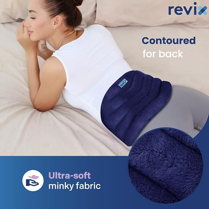 REVIX Microwavable Heating Pad for Back, Extra Large Microwave Heating Wrap for - Image 3