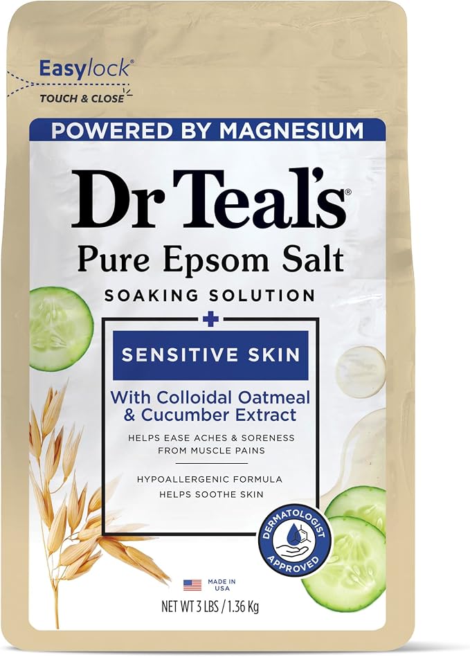 Dr Teal's Epsom Salt Magnesium Soak, Sensitive Skin by DrTeals