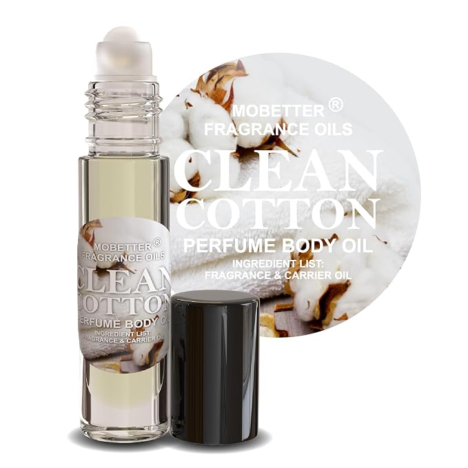 MOBETTER FRAGRANCE OILS Clean Cotton Perfume Body Oil - Image 2