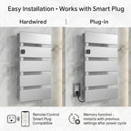 Electric Towel Warmer, Heated Towel Rack - Image 4