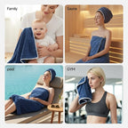 REDKISS 8-Piece Soft Bath Towel Sets, Extra Large 2 Bath Sheet, 2 Hand Towel - Image 8