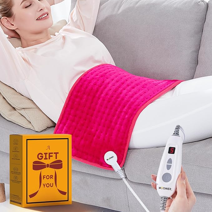 WOOMER Extra Large Heating Pad, Electric Heating Pad by WOOMER