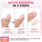 UNA GELLA 20ml*2PCS Nail Glue Remover - Image 7