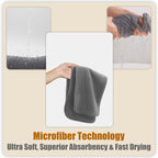 MAYOKEN® 12PCS U-Shaped Microfiber Facial Towels - Image 5