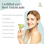 STARR-GIA Certified 100% Xiuyan Jade Gua Sha Massage Tool-Face Massager Reduces - Image 2
