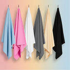 OOF! Halo T-Shirt Hair Towel | 100% Cotton Jersey Knit w/MoistureLock | No - Image 8