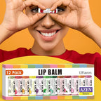 AZEN 12 Pack Lip Balm Bulk, Moisturizing Lip Balms - Image 7
